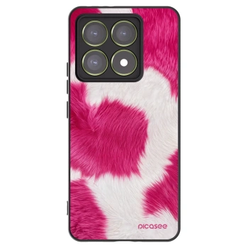 Picasee fekete szilikon tok az alábbi mobiltelefonokra Xiaomi 14T - Pink Moo