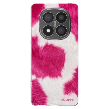 Picasee átlátszó szilikon tok az alábbi mobiltelefonokra Xiaomi Redmi Note 14 Pro+ 5G - Pink Moo