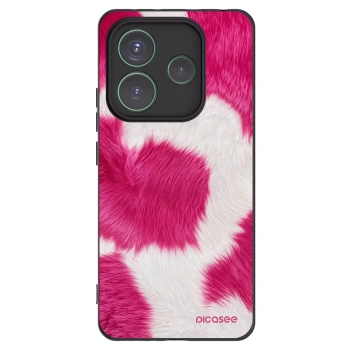 Picasee fekete szilikon tok az alábbi mobiltelefonokra Xiaomi Redmi Note 14 5G - Pink Moo
