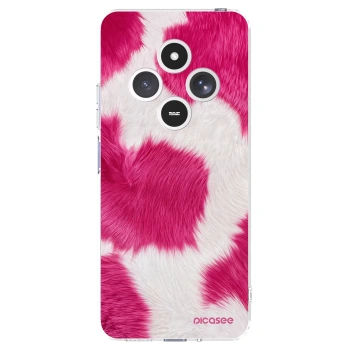 Picasee átlátszó szilikon tok az alábbi mobiltelefonokra Xiaomi Redmi 14C - Pink Moo