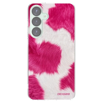Picasee átlátszó szilikon tok az alábbi mobiltelefonokra Samsung Galaxy S25+ 5G - Pink Moo