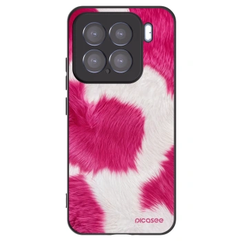 Picasee fekete szilikon tok az alábbi mobiltelefonokra Xiaomi 15 - Pink Moo
