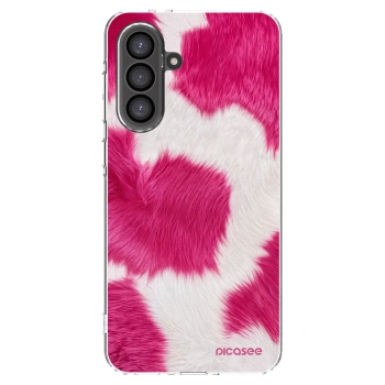 Picasee átlátszó szilikon tok az alábbi mobiltelefonokra Samsung Galaxy A56 5G A566B - Pink Moo