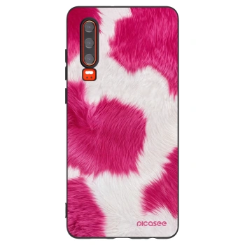 Picasee fekete szilikon tok az alábbi mobiltelefonokra Huawei P30 - Pink Moo