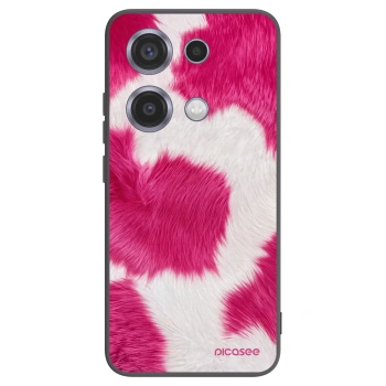 Picasee fekete szilikon tok az alábbi mobiltelefonokra Xiaomi Redmi Note 14S - Pink Moo