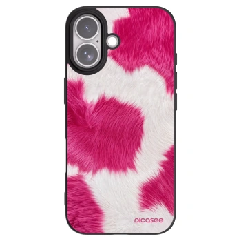 Picasee fekete szilikon tok az alábbi mobiltelefonokra Apple iPhone 17 - Pink Moo
