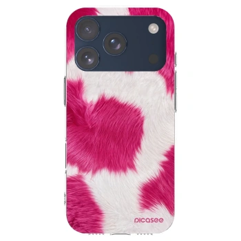 Picasee átlátszó szilikon tok az alábbi mobiltelefonokra Apple iPhone 17 Pro - Pink Moo
