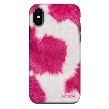 Szilikon tok erre a típusra Apple iPhone X/XS - Pink Moo