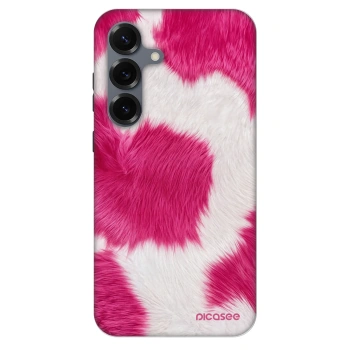 Szilikon tok erre a típusra Samsung Galaxy S25 5G - Pink Moo