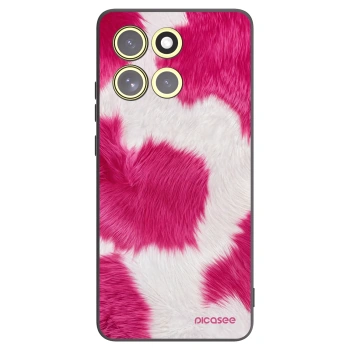 Picasee fekete szilikon tok az alábbi mobiltelefonokra Motorola Moto G86 5G - Pink Moo