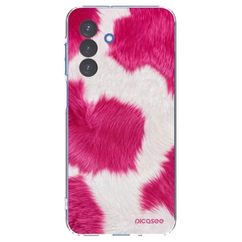 Picasee átlátszó szilikon tok az alábbi mobiltelefonokra Samsung Galaxy A17 5G - Pink Moo