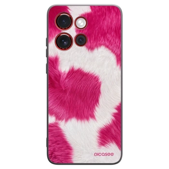 Picasee fekete szilikon tok az alábbi mobiltelefonokra Motorola Edge 60 Neo 5G - Pink Moo