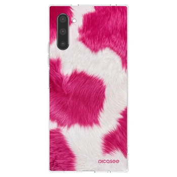 Picasee átlátszó szilikon tok az alábbi mobiltelefonokra Samsung Galaxy Note 10 N970F - Pink Moo