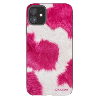 Picasee átlátszó szilikon tok az alábbi mobiltelefonokra Apple iPhone 11 - Pink Moo