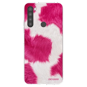 Picasee átlátszó szilikon tok az alábbi mobiltelefonokra Xiaomi Redmi Note 8 - Pink Moo
