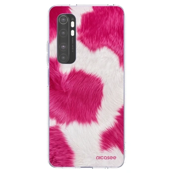 Picasee átlátszó szilikon tok az alábbi mobiltelefonokra Xiaomi Mi Note 10 Lite - Pink Moo