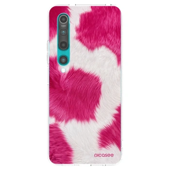 Picasee átlátszó szilikon tok az alábbi mobiltelefonokra Xiaomi Mi 10 - Pink Moo