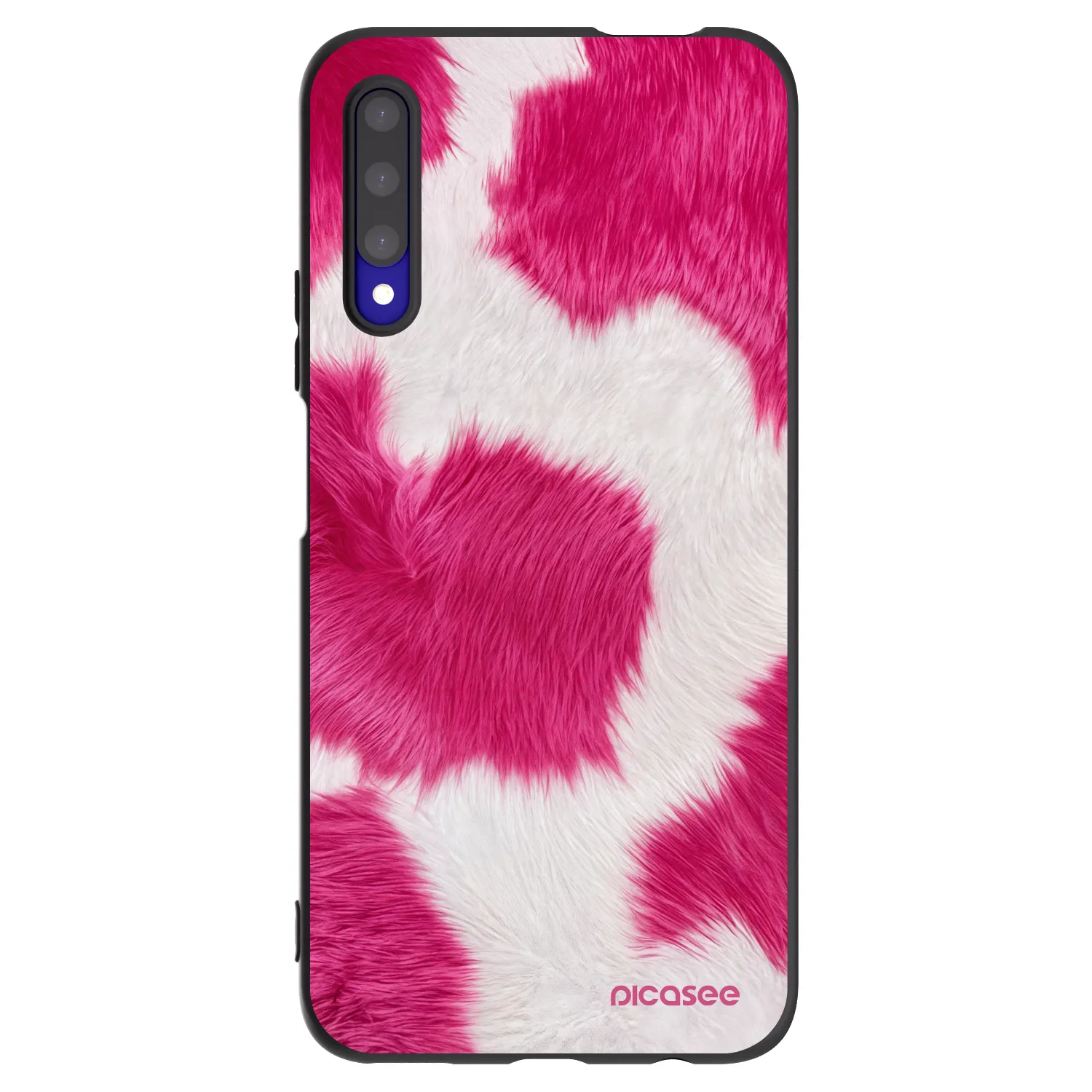 Picasee fekete szilikon tok az alábbi mobiltelefonokra Honor 9X Pro - Pink Moo