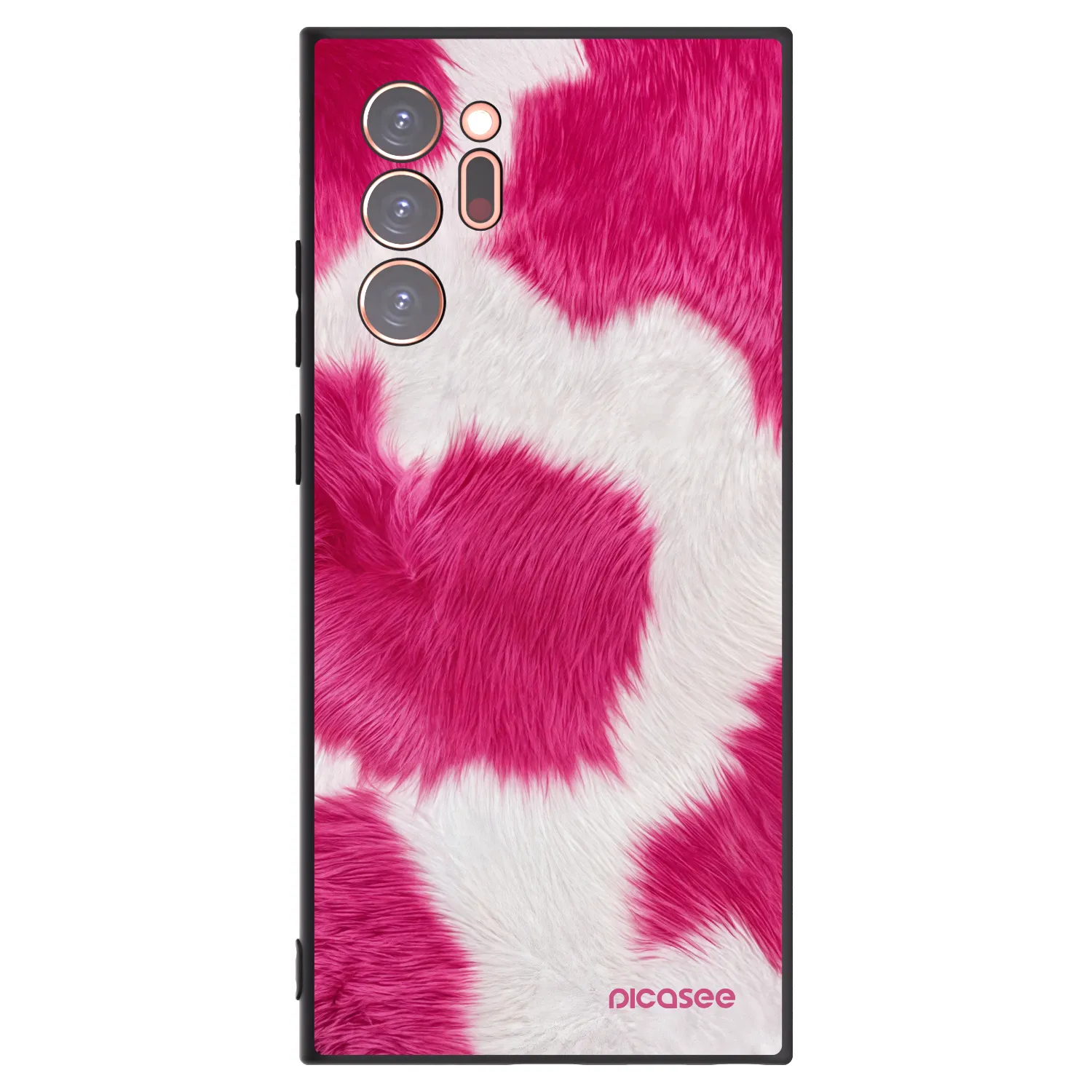 Picasee fekete szilikon tok az alábbi mobiltelefonokra Samsung Galaxy Note 20 Ultra - Pink Moo