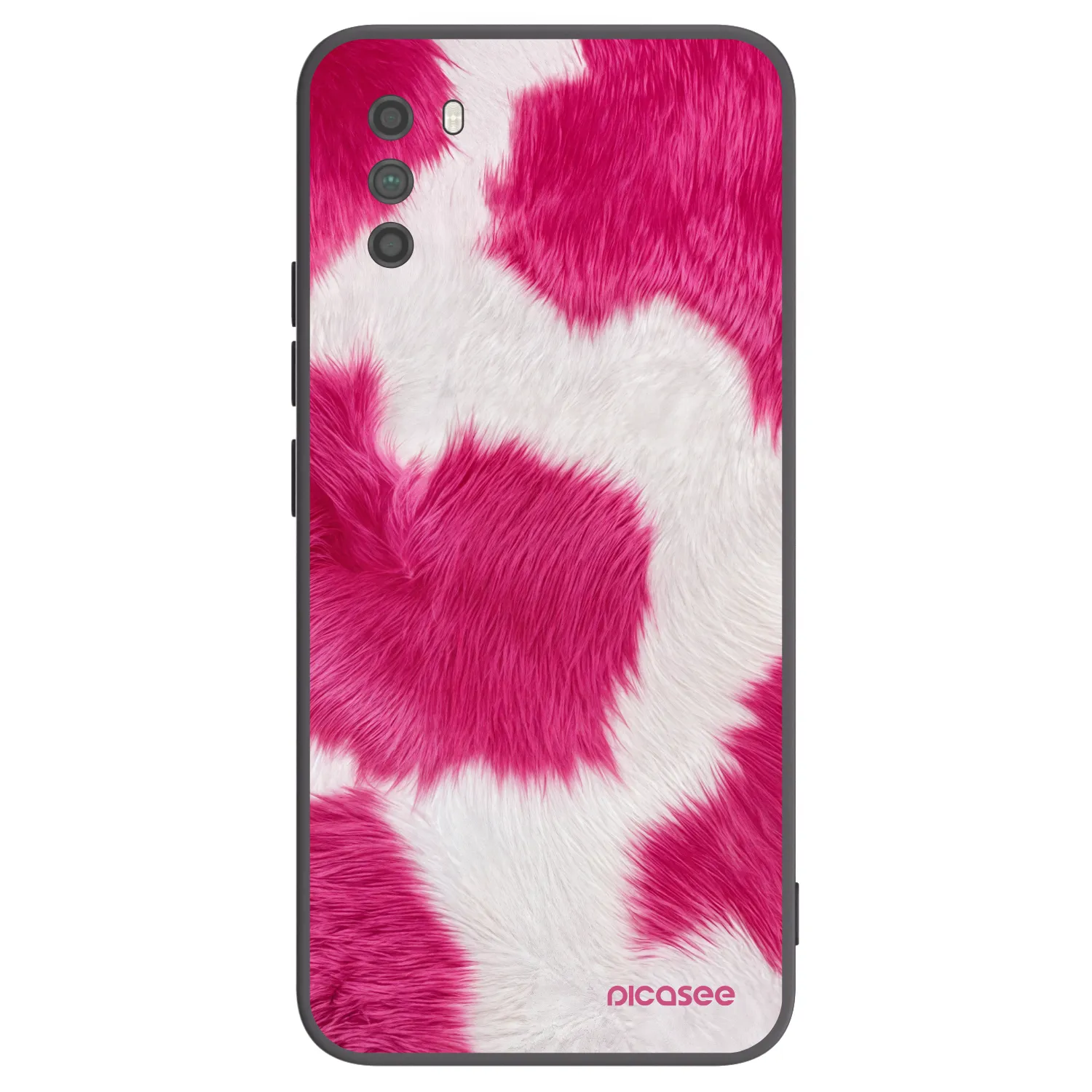 Picasee fekete szilikon tok az alábbi mobiltelefonokra Xiaomi Poco M3 - Pink Moo