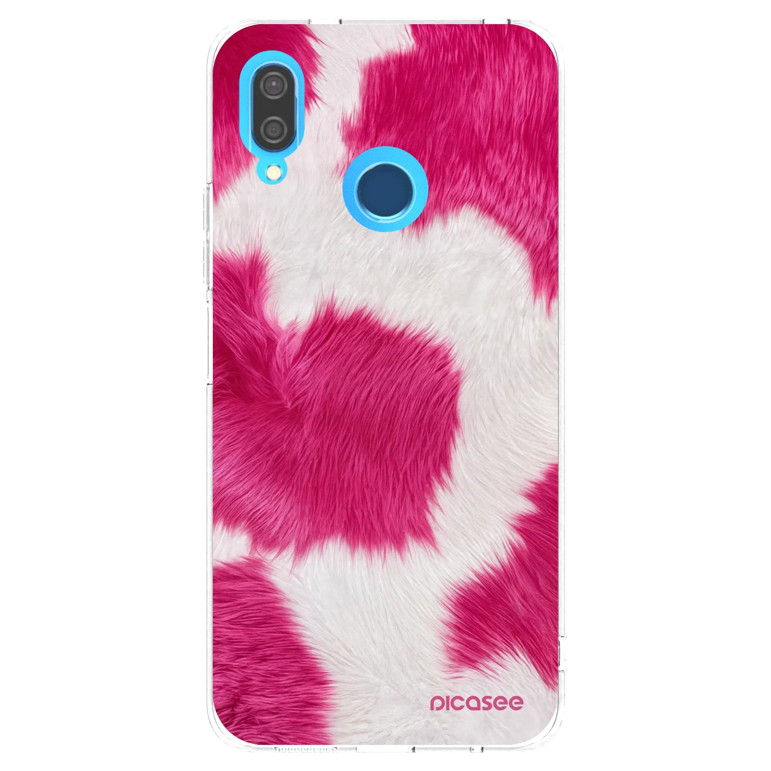 Picasee átlátszó szilikon tok az alábbi mobiltelefonokra Huawei P20 Lite - Pink Moo