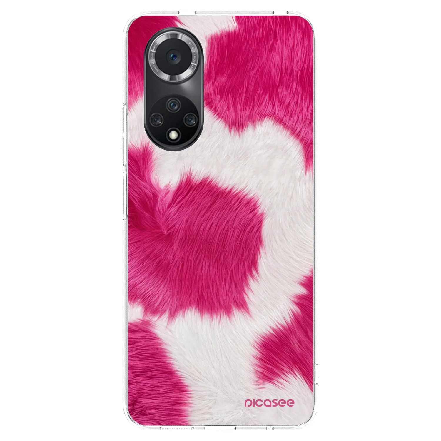 Picasee átlátszó szilikon tok az alábbi mobiltelefonokra Huawei Nova 9 SE - Pink Moo