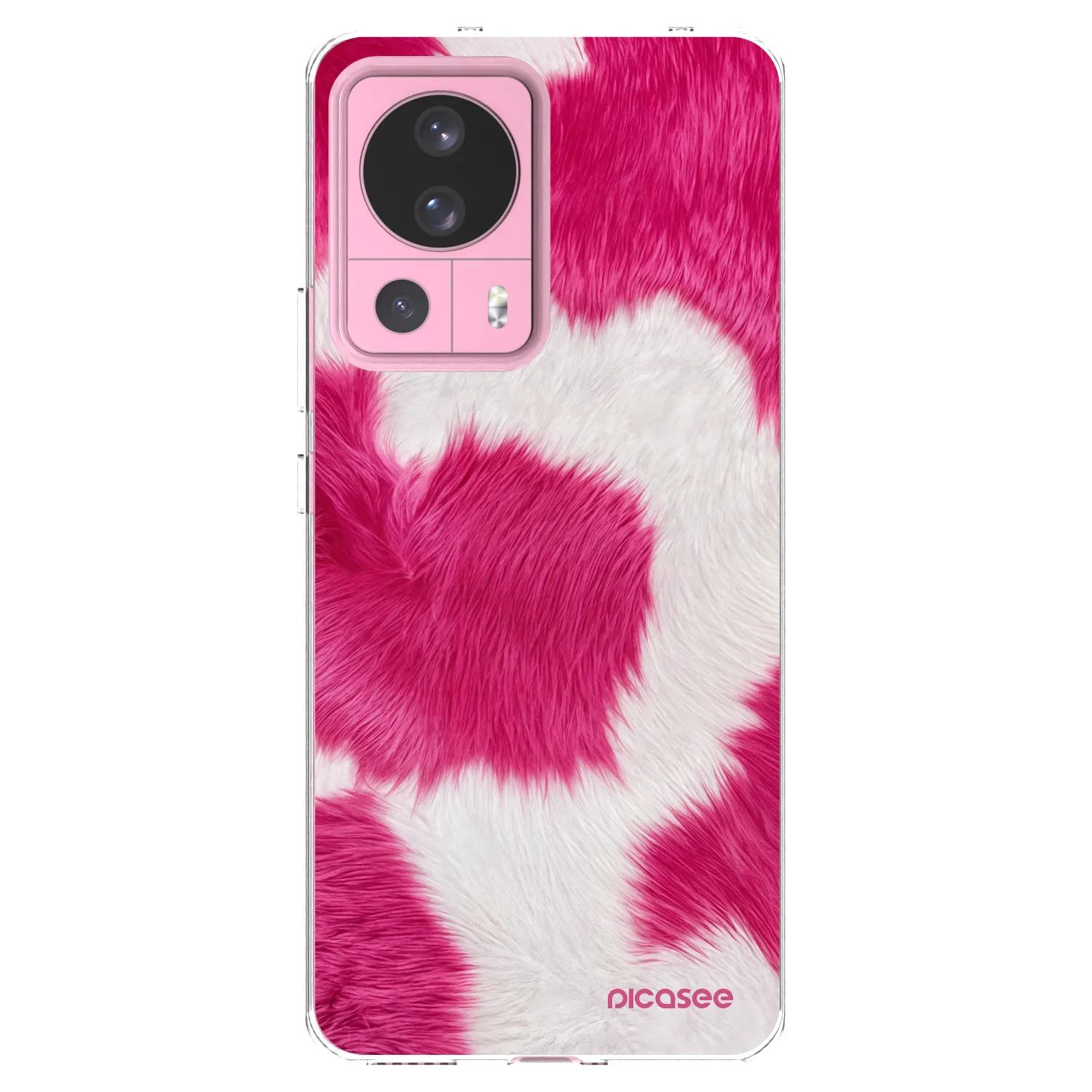 Picasee átlátszó szilikon tok az alábbi mobiltelefonokra Xiaomi 13 Lite - Pink Moo