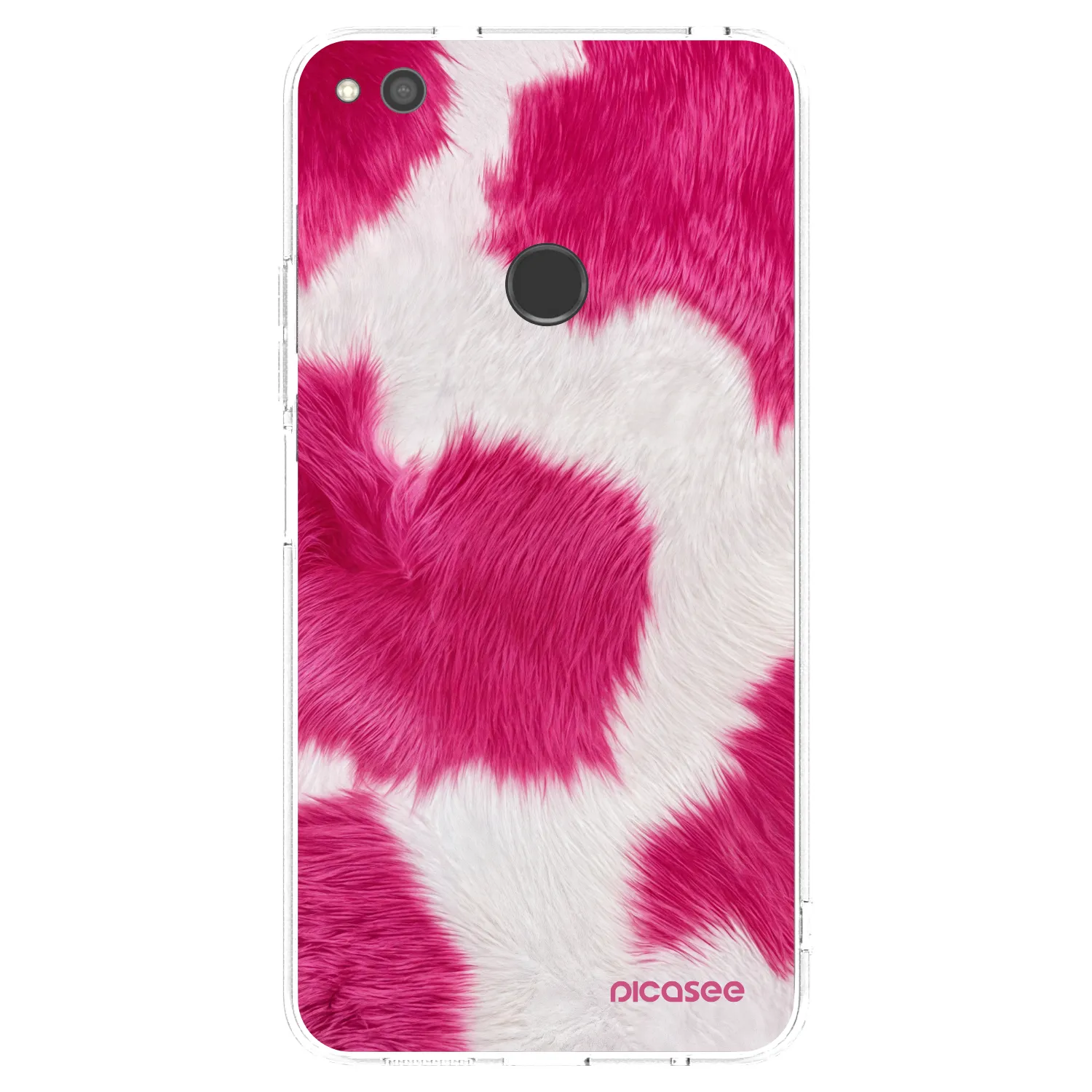 Picasee átlátszó szilikon tok az alábbi mobiltelefonokra Huawei P9 Lite 2017 - Pink Moo