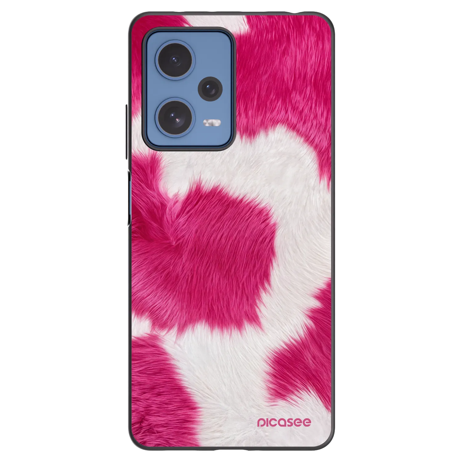 Picasee fekete szilikon tok az alábbi mobiltelefonokra Xiaomi Redmi Note 12 Pro 5G - Pink Moo