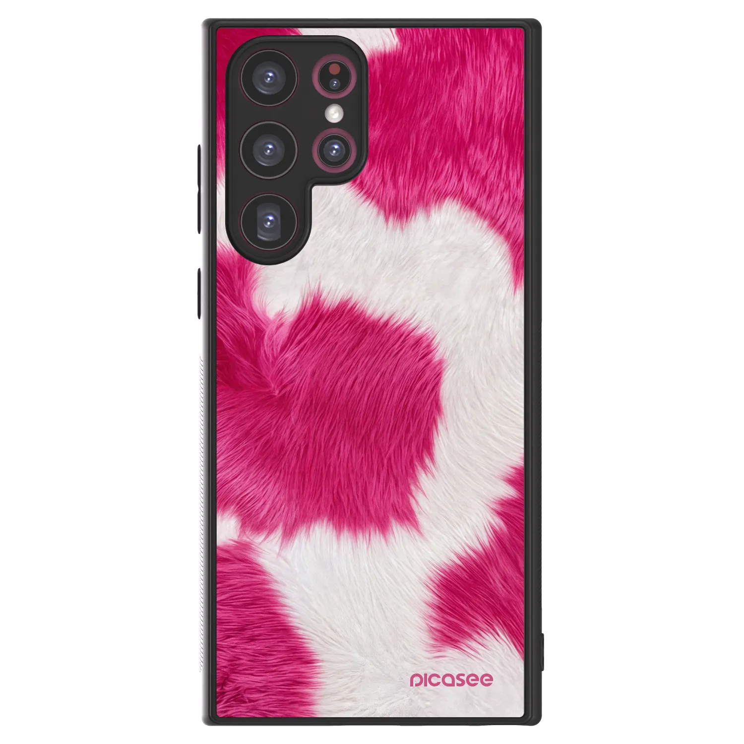 Picasee ULTIMATE CASE PowerShare Samsung Galaxy S22 Ultra 5G - készülékre - Pink Moo