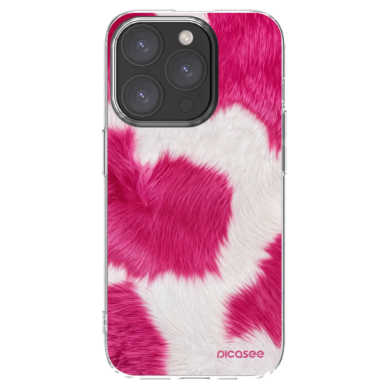 Picasee átlátszó szilikon tok az alábbi mobiltelefonokra Apple iPhone 15 Pro - Pink Moo