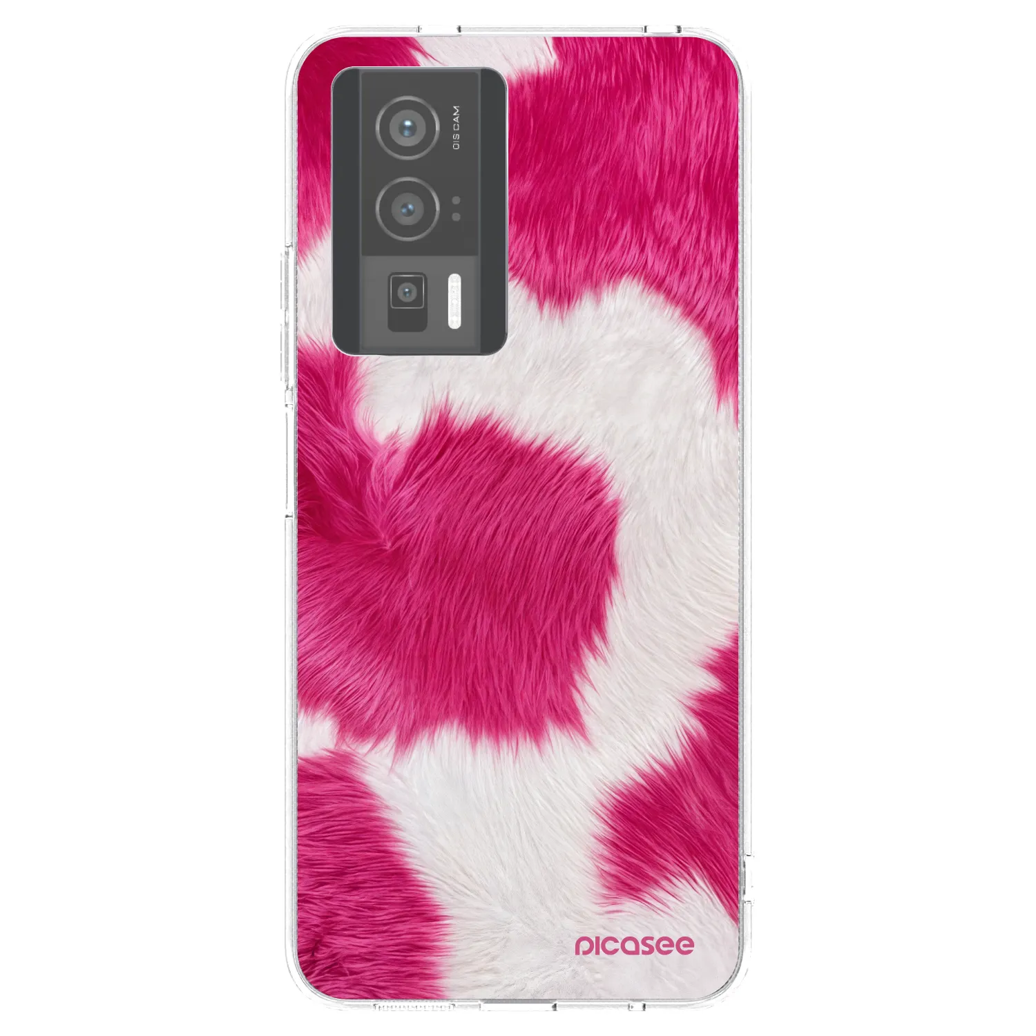 Picasee átlátszó szilikon tok az alábbi mobiltelefonokra Xiaomi Poco F5 Pro 5G - Pink Moo
