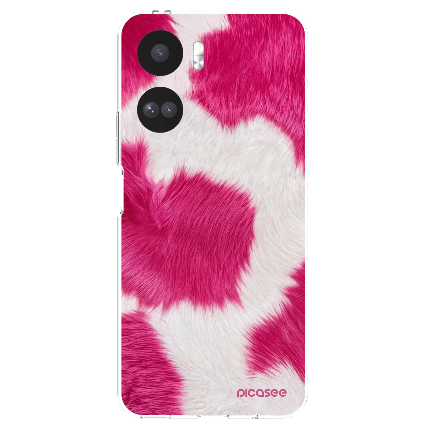 Picasee átlátszó szilikon tok az alábbi mobiltelefonokra Honor 90 Lite 5G - Pink Moo