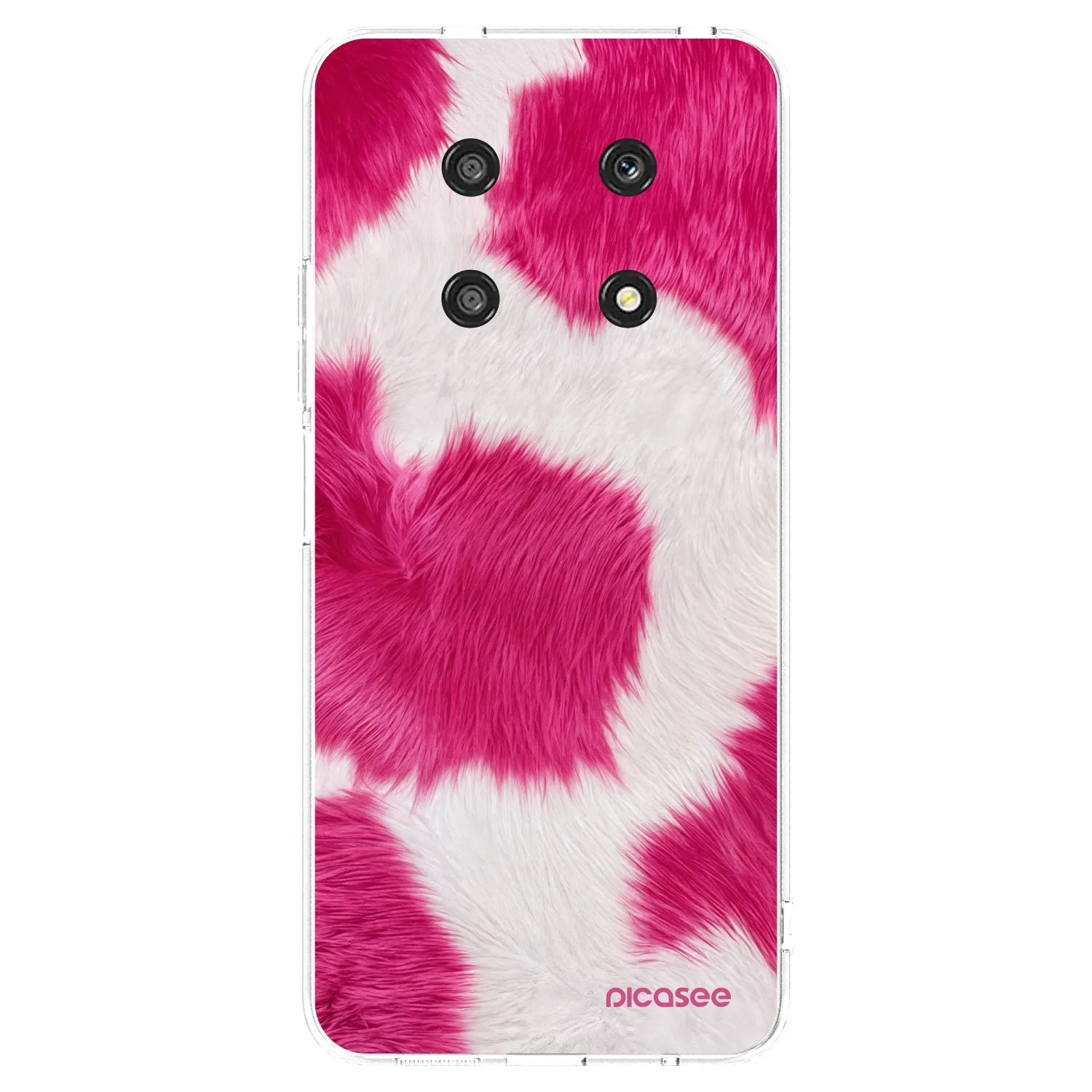 Picasee átlátszó szilikon tok az alábbi mobiltelefonokra Honor Magic4 Lite 5G - Pink Moo