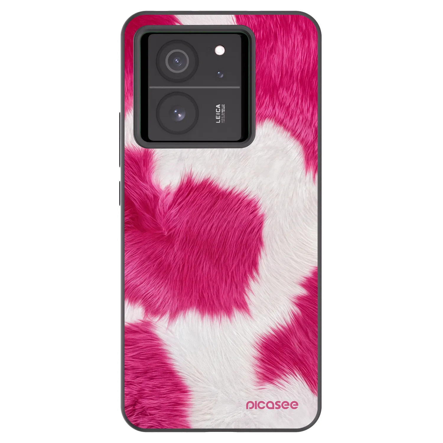 Picasee fekete szilikon tok az alábbi mobiltelefonokra Xiaomi 13T Pro - Pink Moo