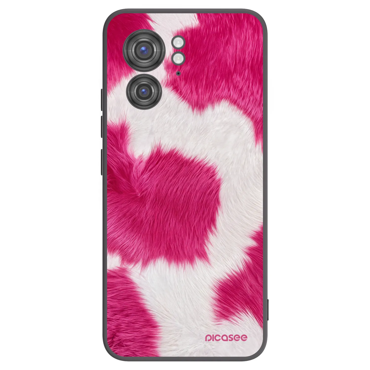 Picasee fekete szilikon tok az alábbi mobiltelefonokra Motorola Edge 40 - Pink Moo