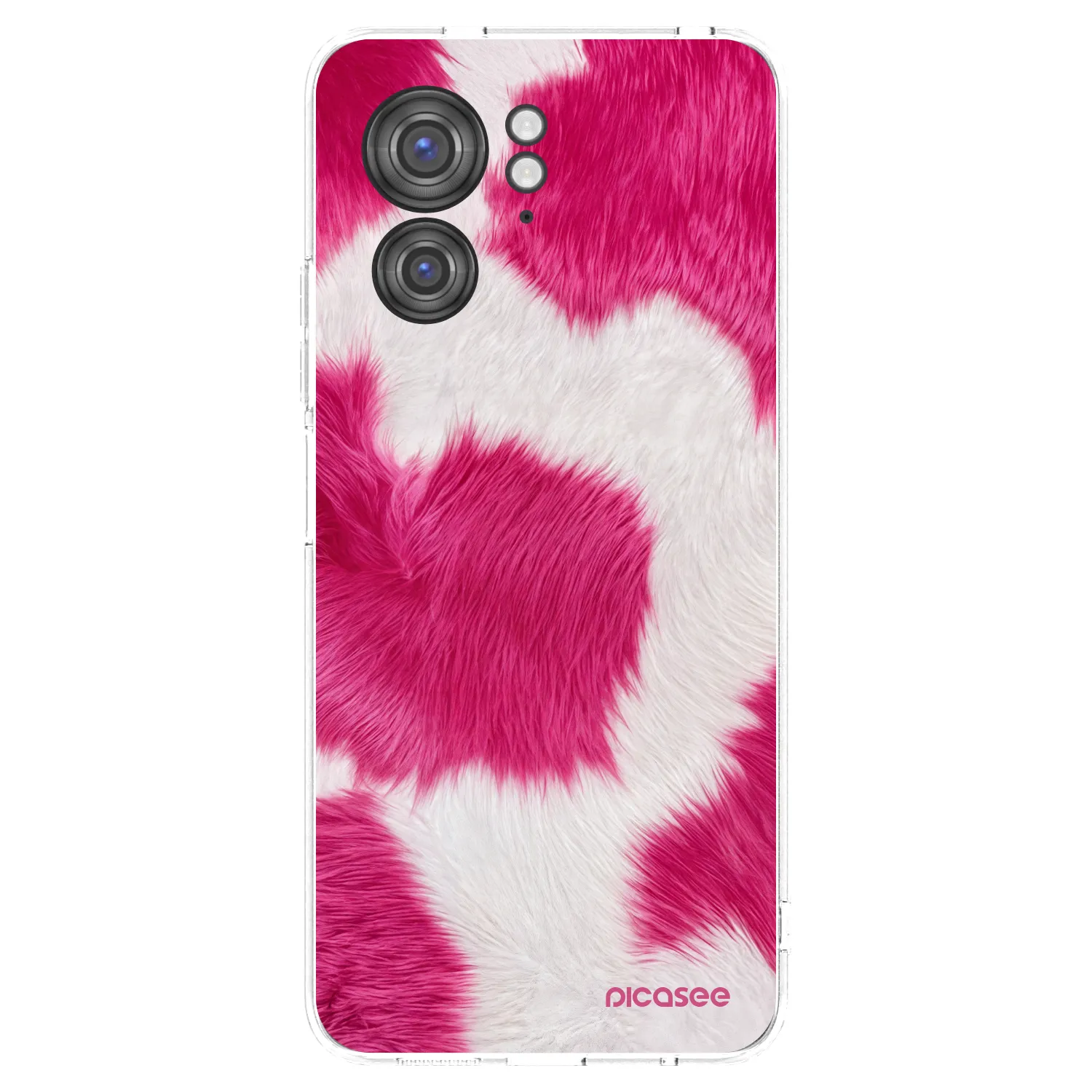 Picasee átlátszó szilikon tok az alábbi mobiltelefonokra Motorola Edge 40 - Pink Moo