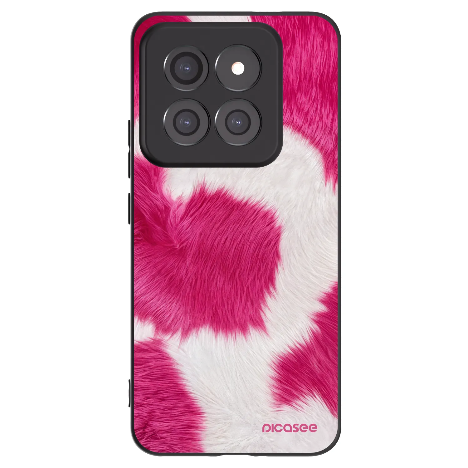 Picasee fekete szilikon tok az alábbi mobiltelefonokra Xiaomi 14 Pro - Pink Moo