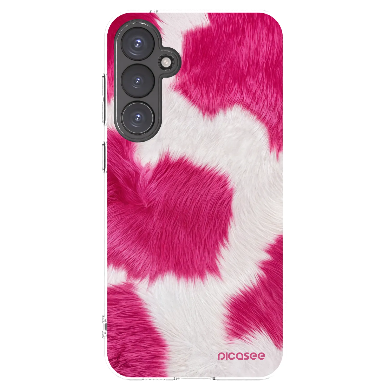 Picasee átlátszó szilikon tok az alábbi mobiltelefonokra Samsung Galaxy S23 FE S711B - Pink Moo