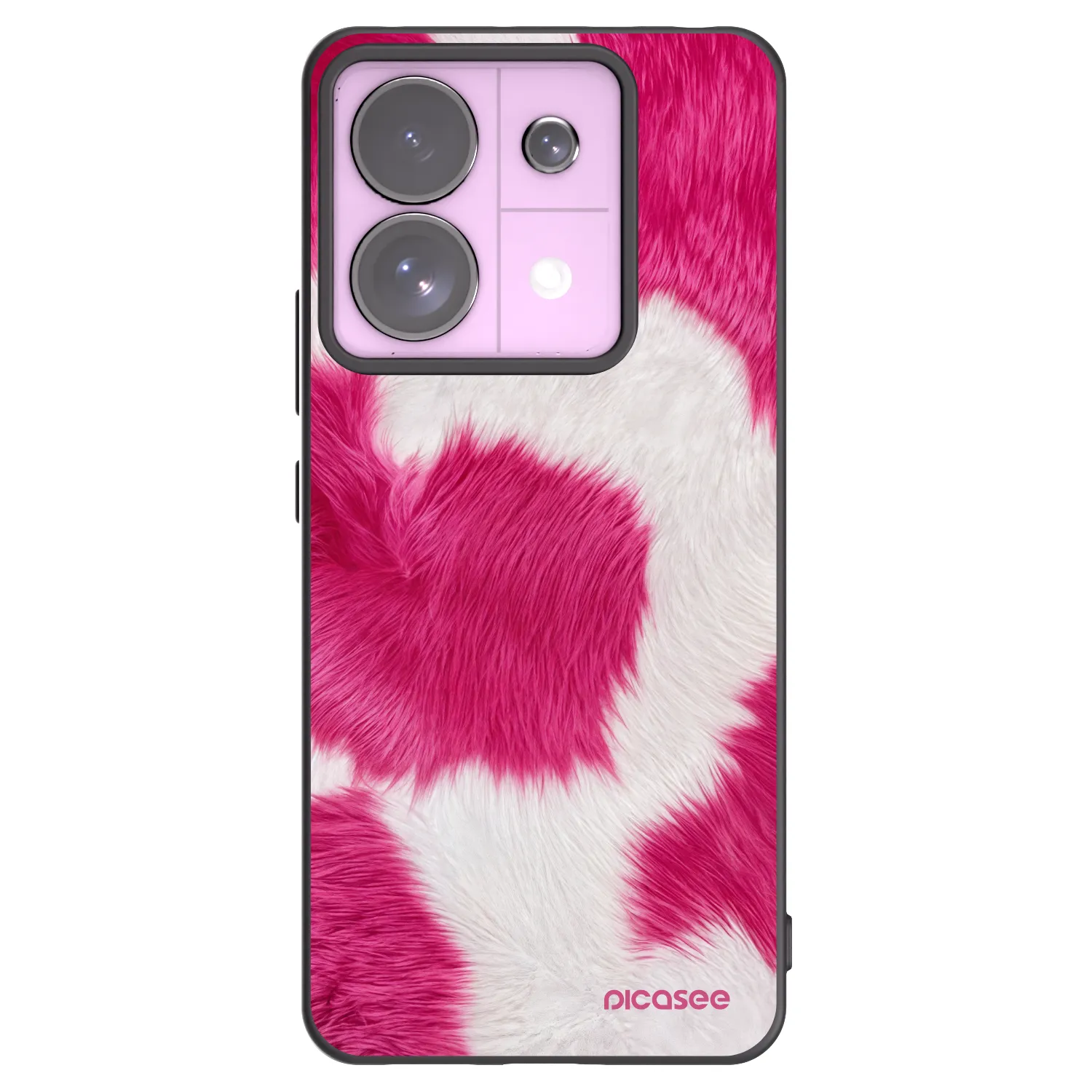 Picasee fekete szilikon tok az alábbi mobiltelefonokra Xiaomi Redmi Note 13 Pro 5G - Pink Moo