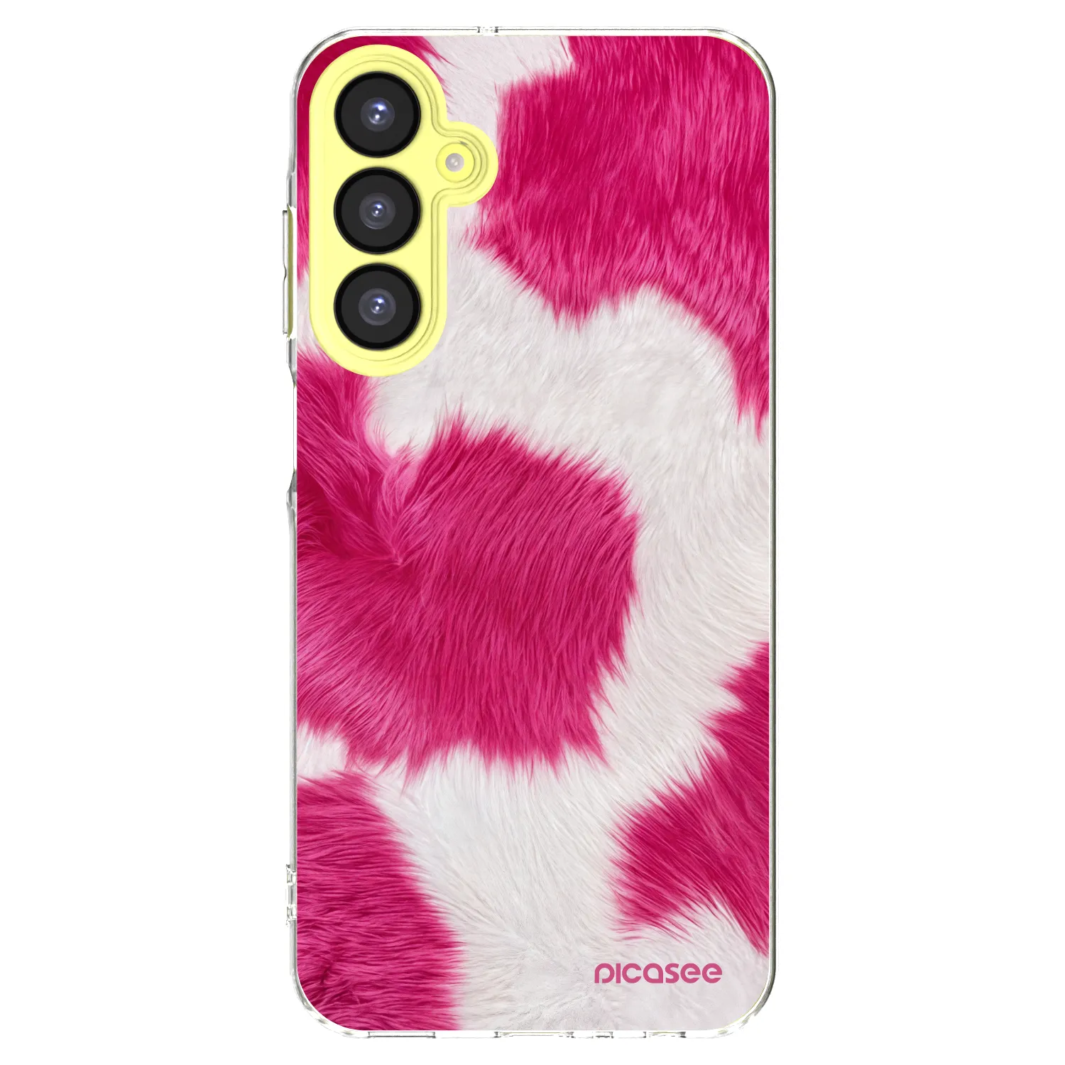 Picasee átlátszó szilikon tok az alábbi mobiltelefonokra Samsung Galaxy A25 A256B 5G - Pink Moo