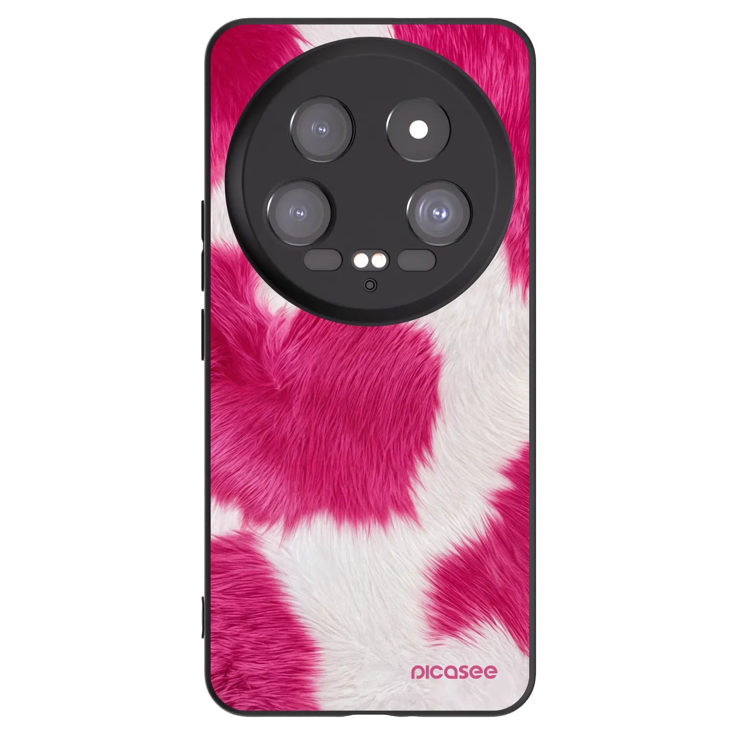 Picasee fekete szilikon tok az alábbi mobiltelefonokra Xiaomi 14 Ultra - Pink Moo