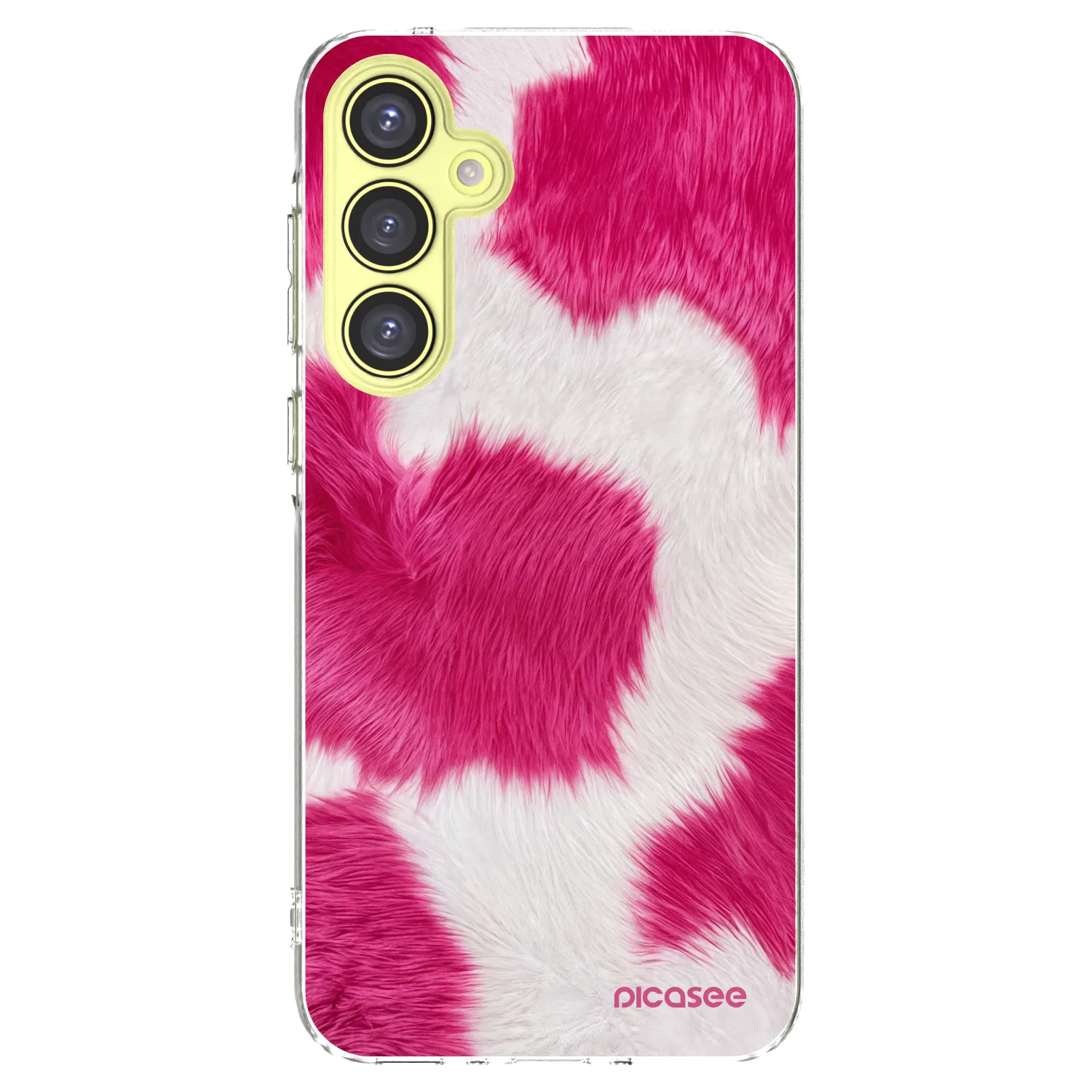 Picasee átlátszó szilikon tok az alábbi mobiltelefonokra Samsung Galaxy A35 5G A356B - Pink Moo