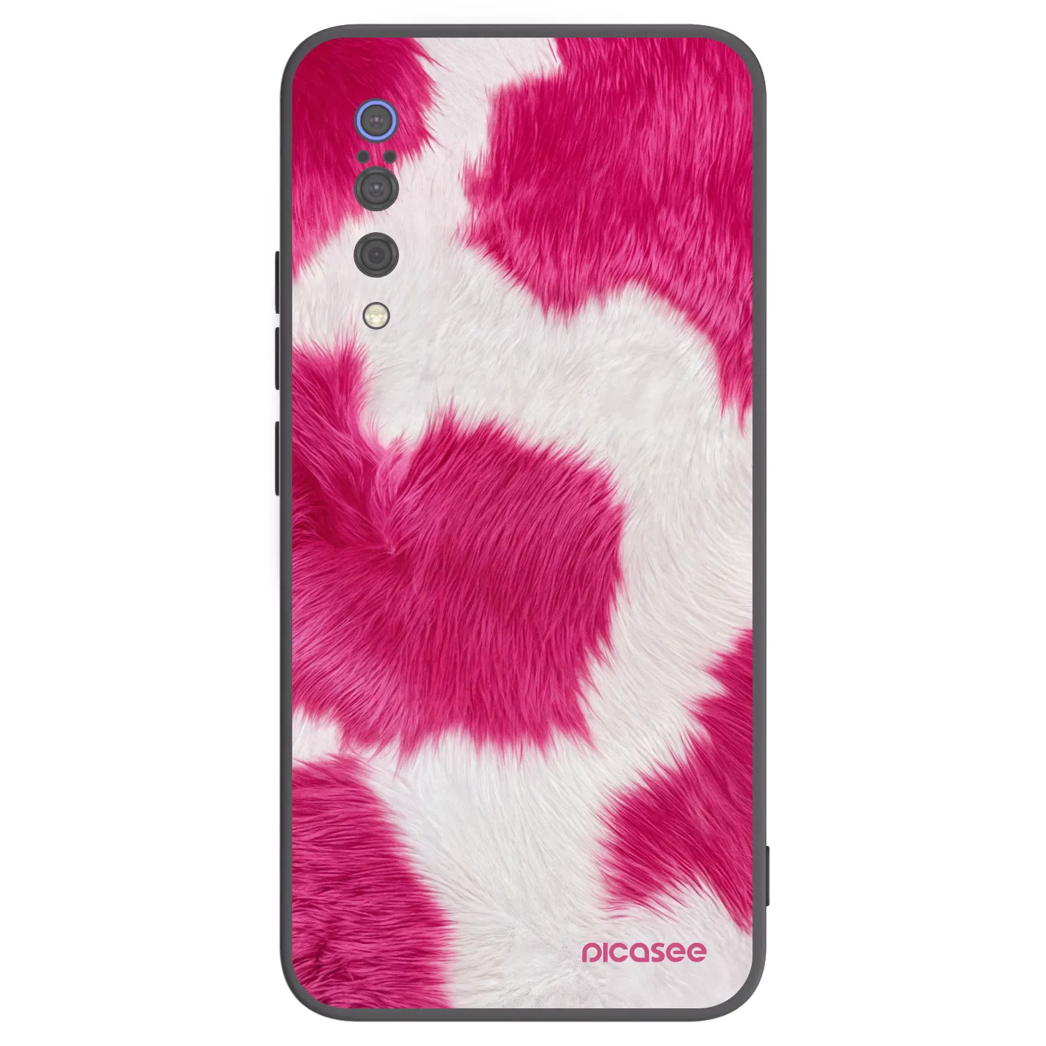 Picasee fekete szilikon tok az alábbi mobiltelefonokra Xiaomi Mi 9 - Pink Moo