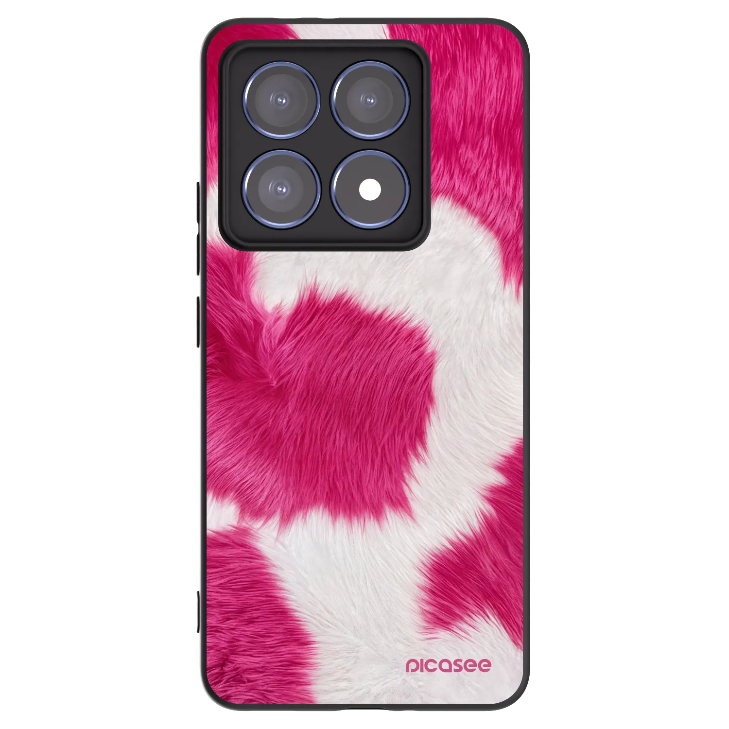 Picasee fekete szilikon tok az alábbi mobiltelefonokra Xiaomi 14T Pro - Pink Moo