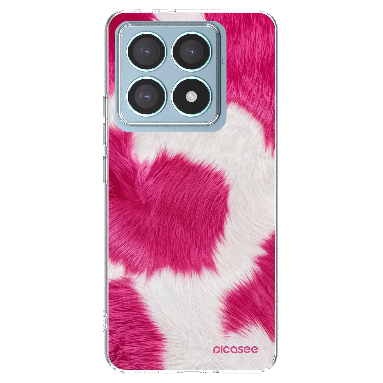 Picasee átlátszó szilikon tok az alábbi mobiltelefonokra Xiaomi 14T Pro - Pink Moo