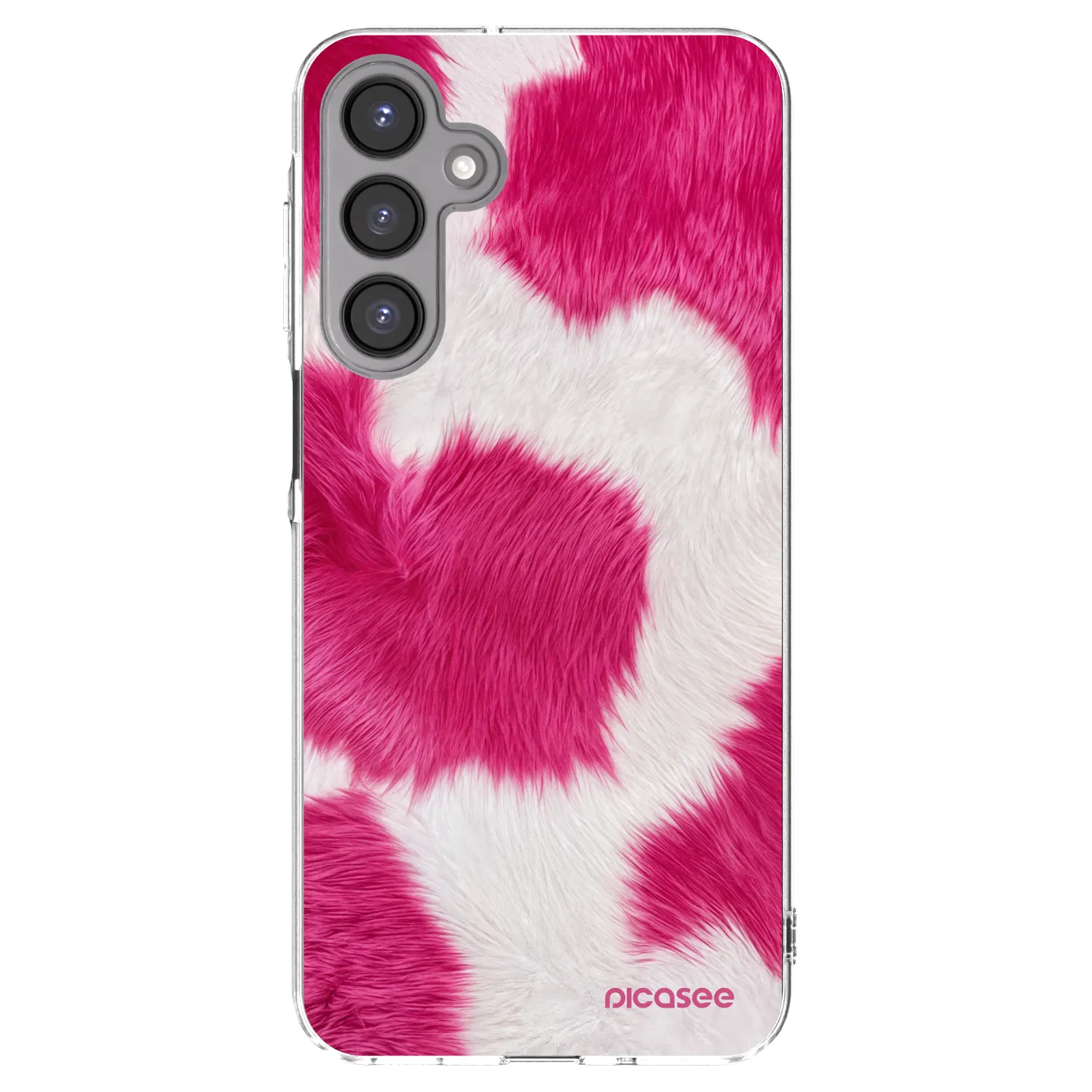 Picasee átlátszó szilikon tok az alábbi mobiltelefonokra Samsung Galaxy A16 5G - Pink Moo