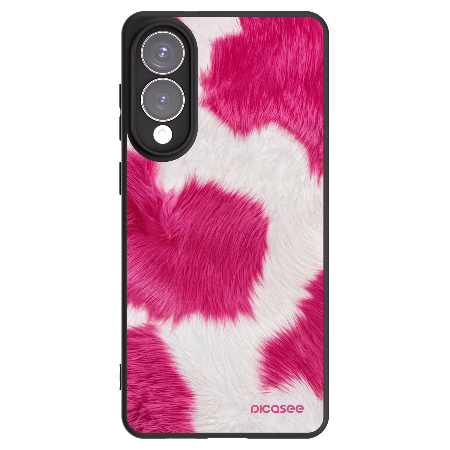 Picasee fekete szilikon tok az alábbi mobiltelefonokra Samsung Galaxy S25 Edge 5G - Pink Moo