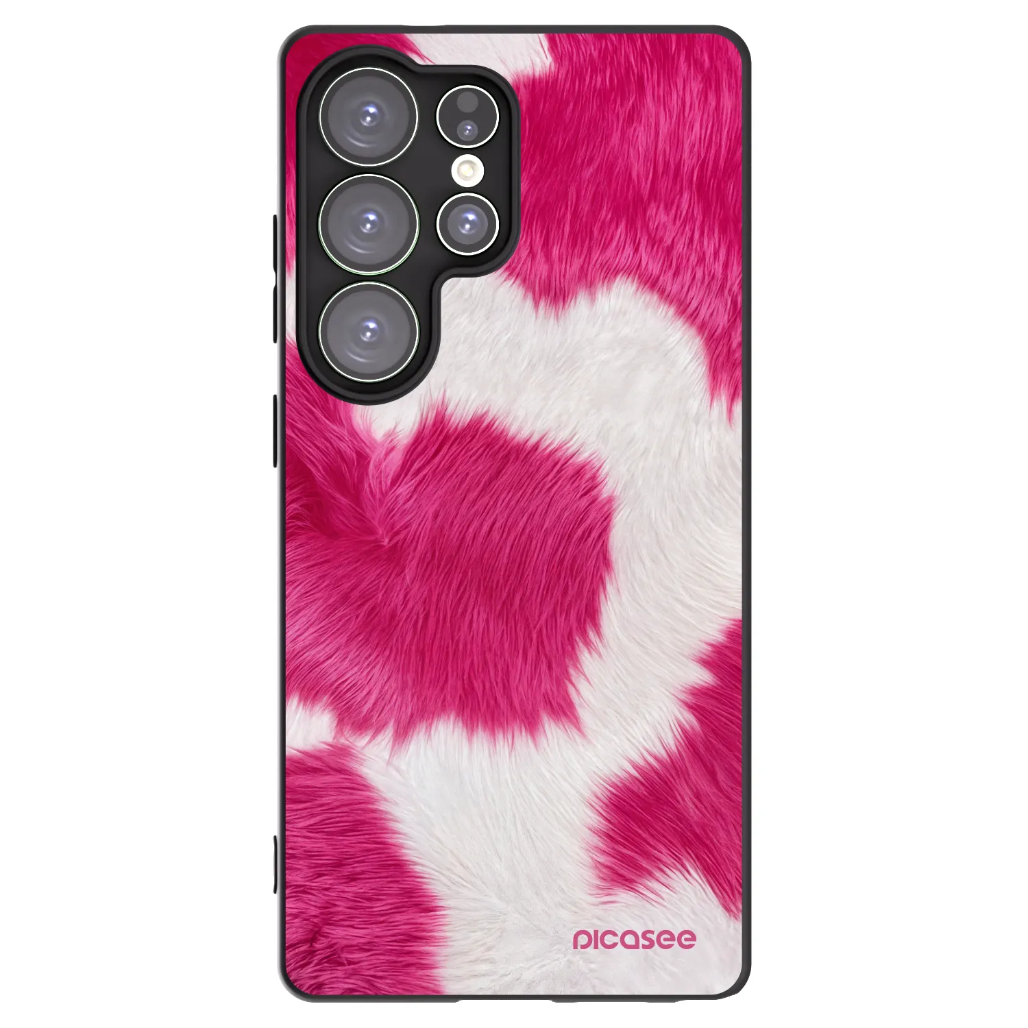 Picasee fekete szilikon tok az alábbi mobiltelefonokra Samsung Galaxy S25 Ultra 5G - Pink Moo