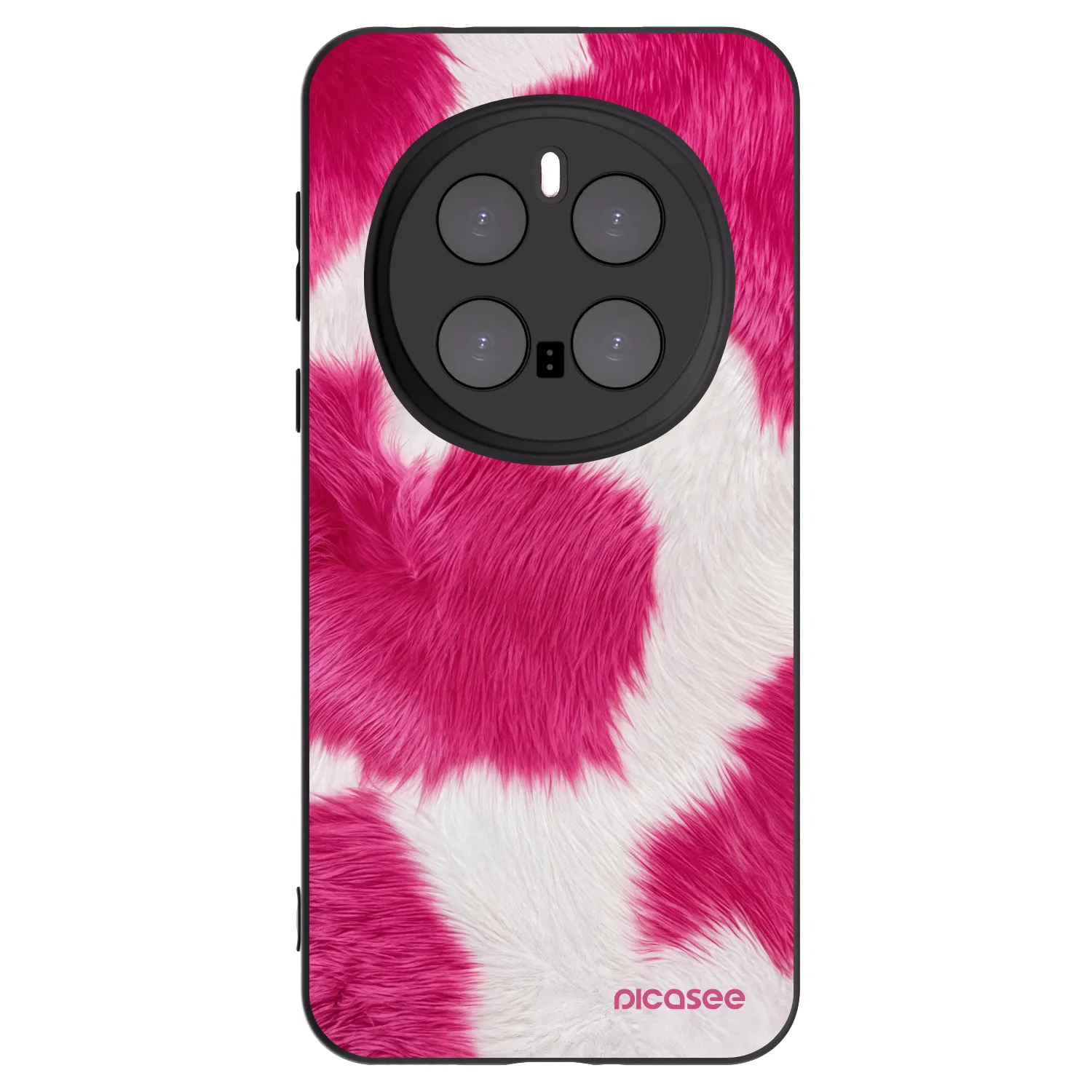 Picasee fekete szilikon tok az alábbi mobiltelefonokra Honor Magic7 Pro 5G - Pink Moo